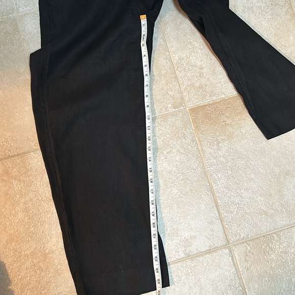 J. CREW Linen Black Pants Size 2 - Picture 6 of 8